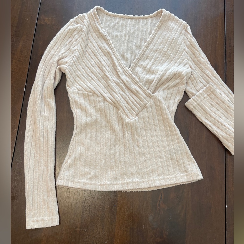 Cross body long sleeve.